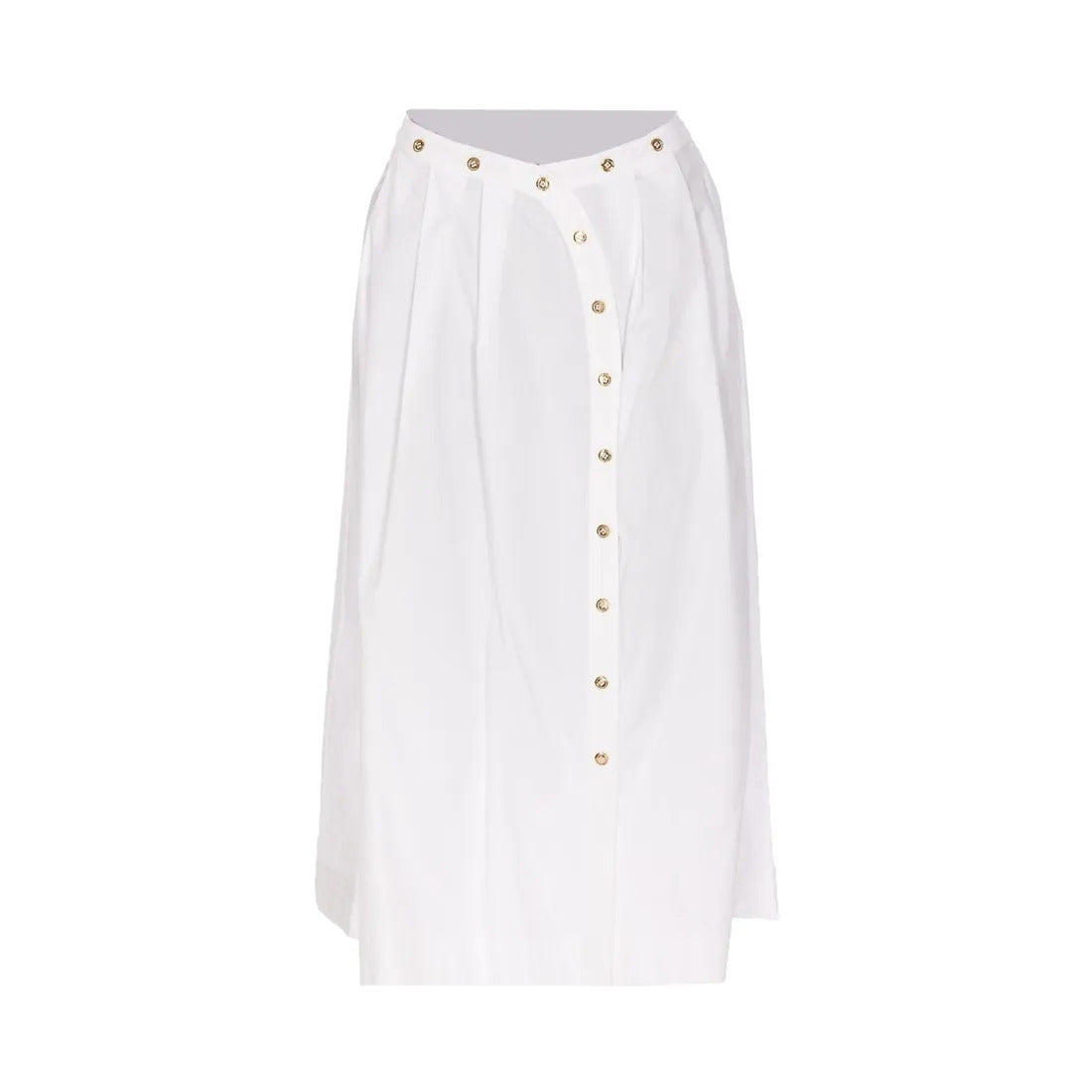 PKO-103285 PINKO ECUBA SKIRT IN WHITE AND BLACK