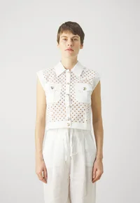 MRL-241311122 GLADIS WHITE LACE SHIRT