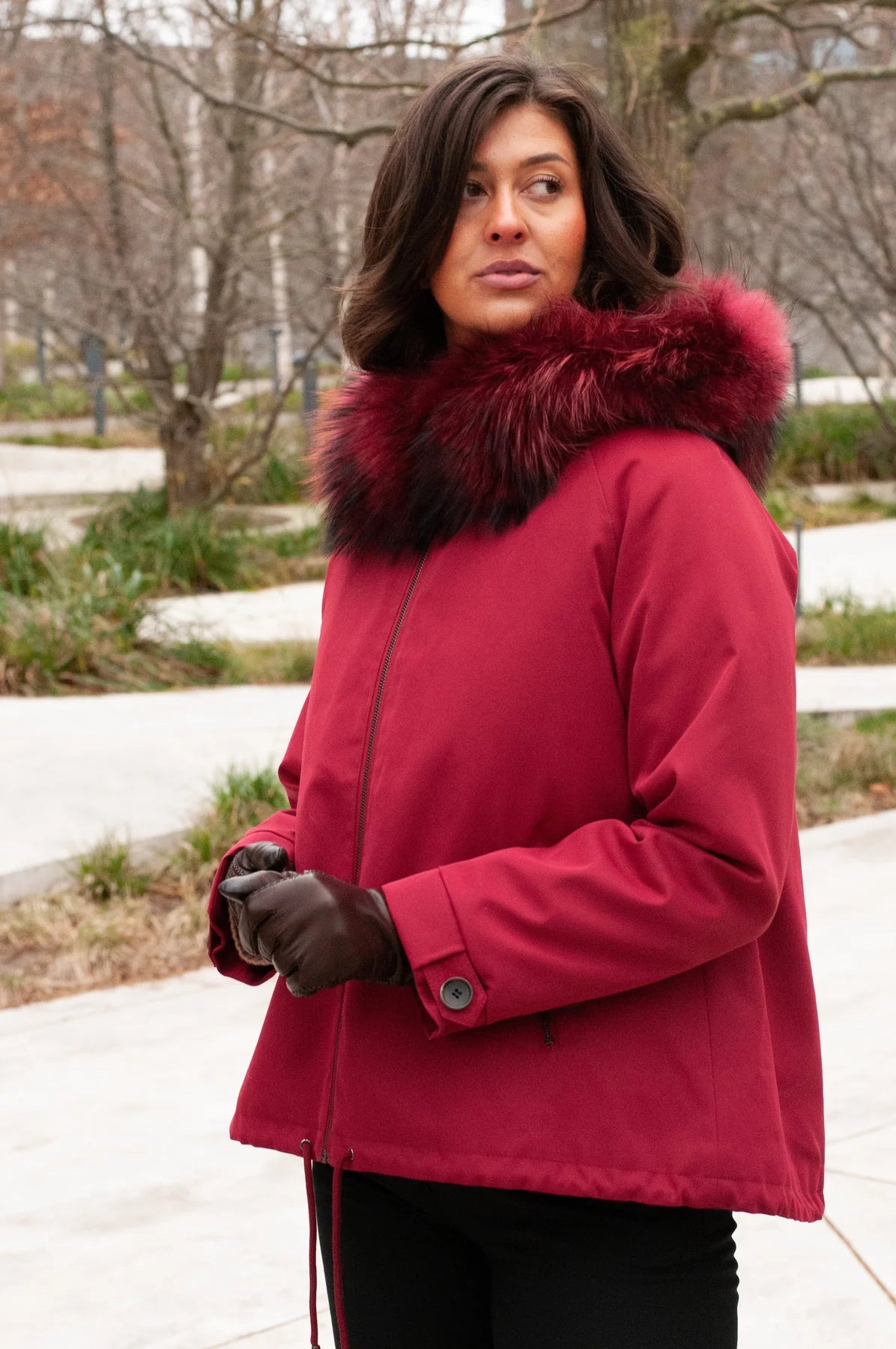 LVN-FILLA BLACK RACOON JACKET