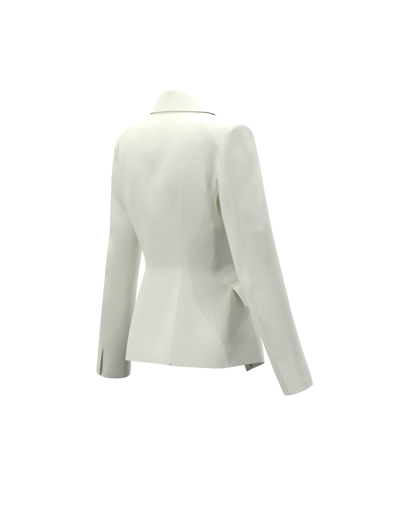 EBM-1181 FOGLIA1 BLAZER IN CREAM OR BLACK