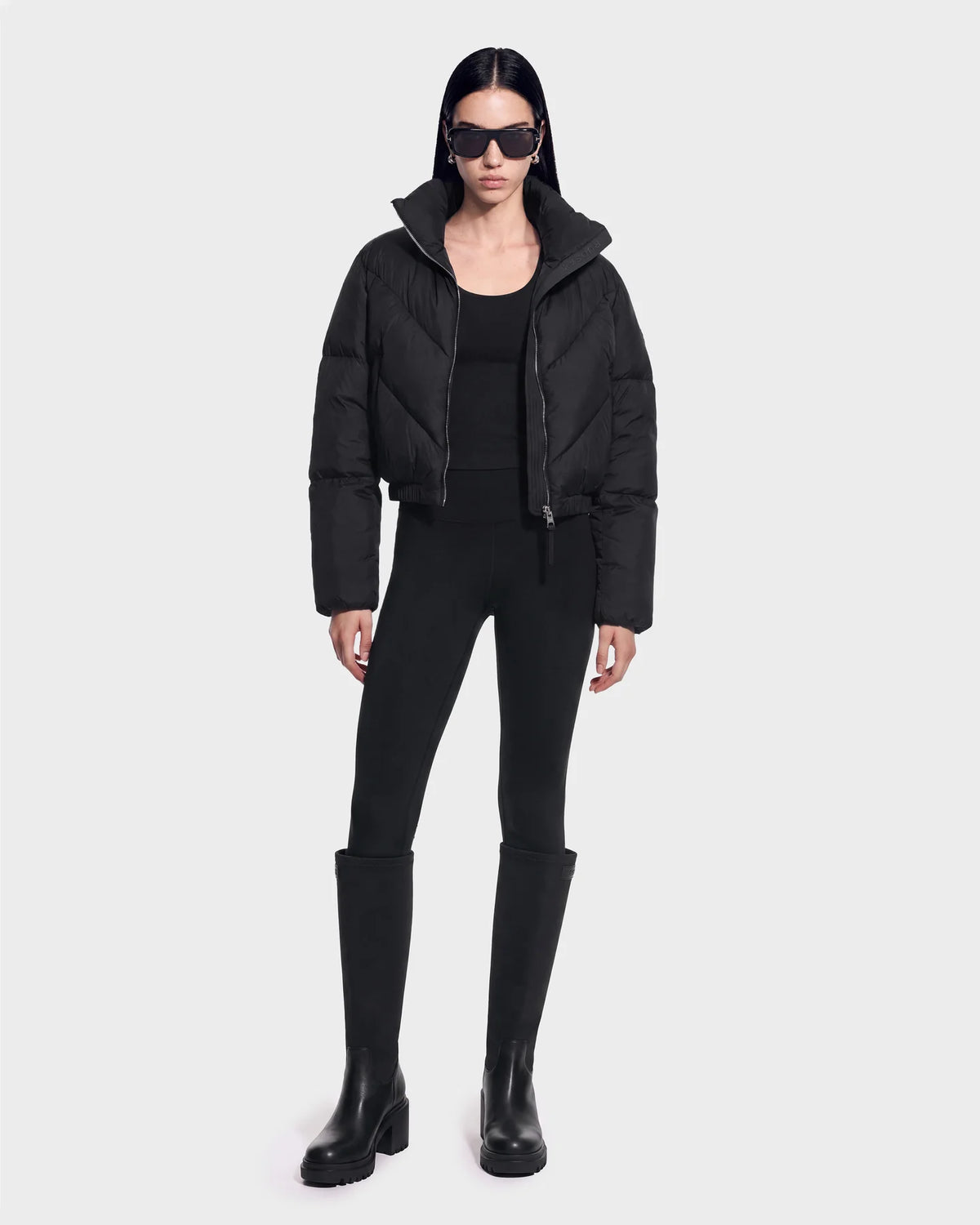 RUD-8126986 ANSLIE BLACK QUILTED JACKET