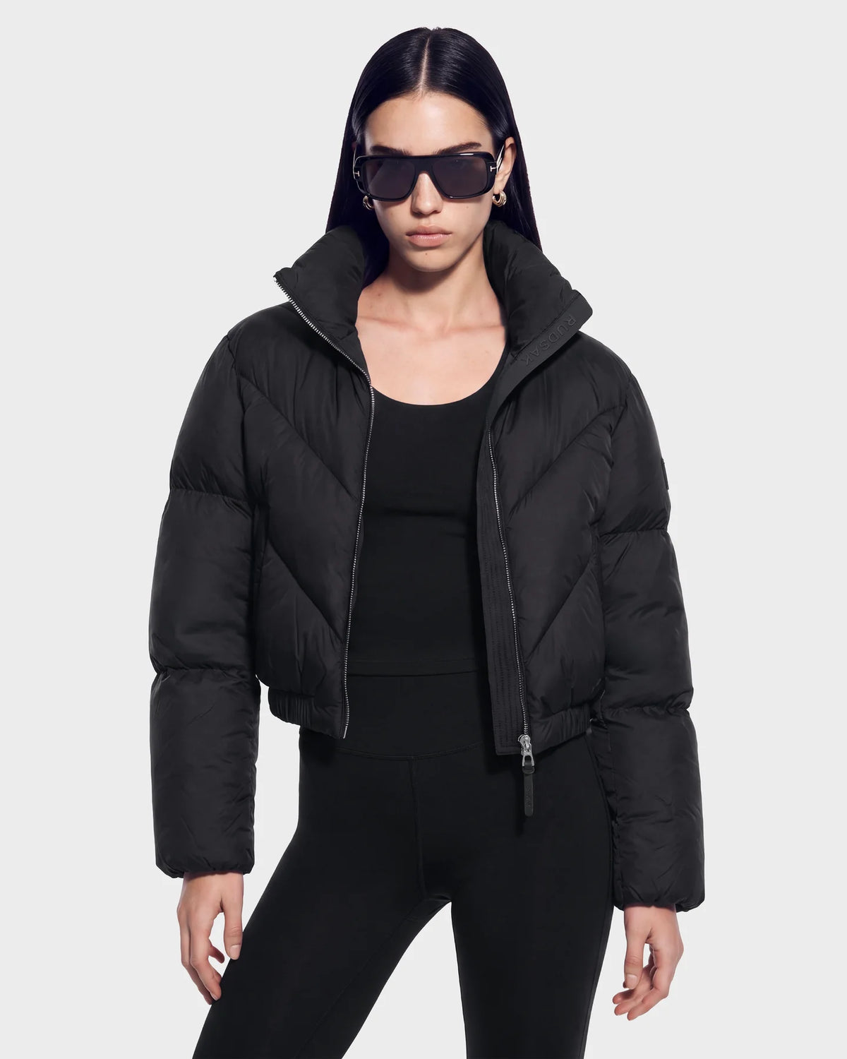 RUD-8126986 ANSLIE BLACK QUILTED JACKET