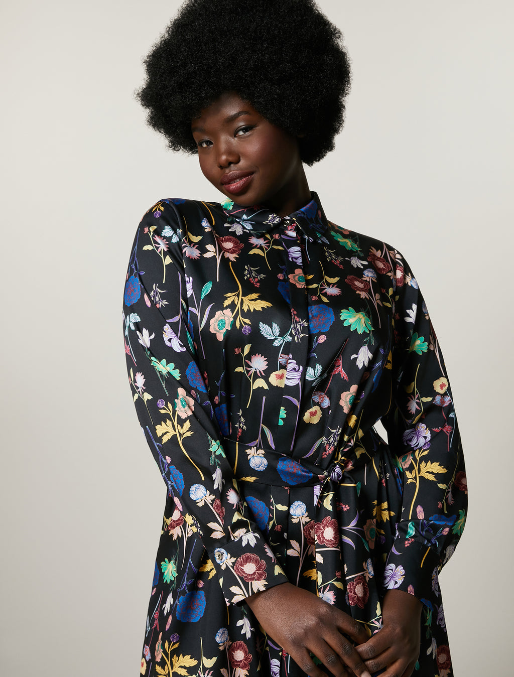 PER-7223023 DALMATA PRINT DRESS