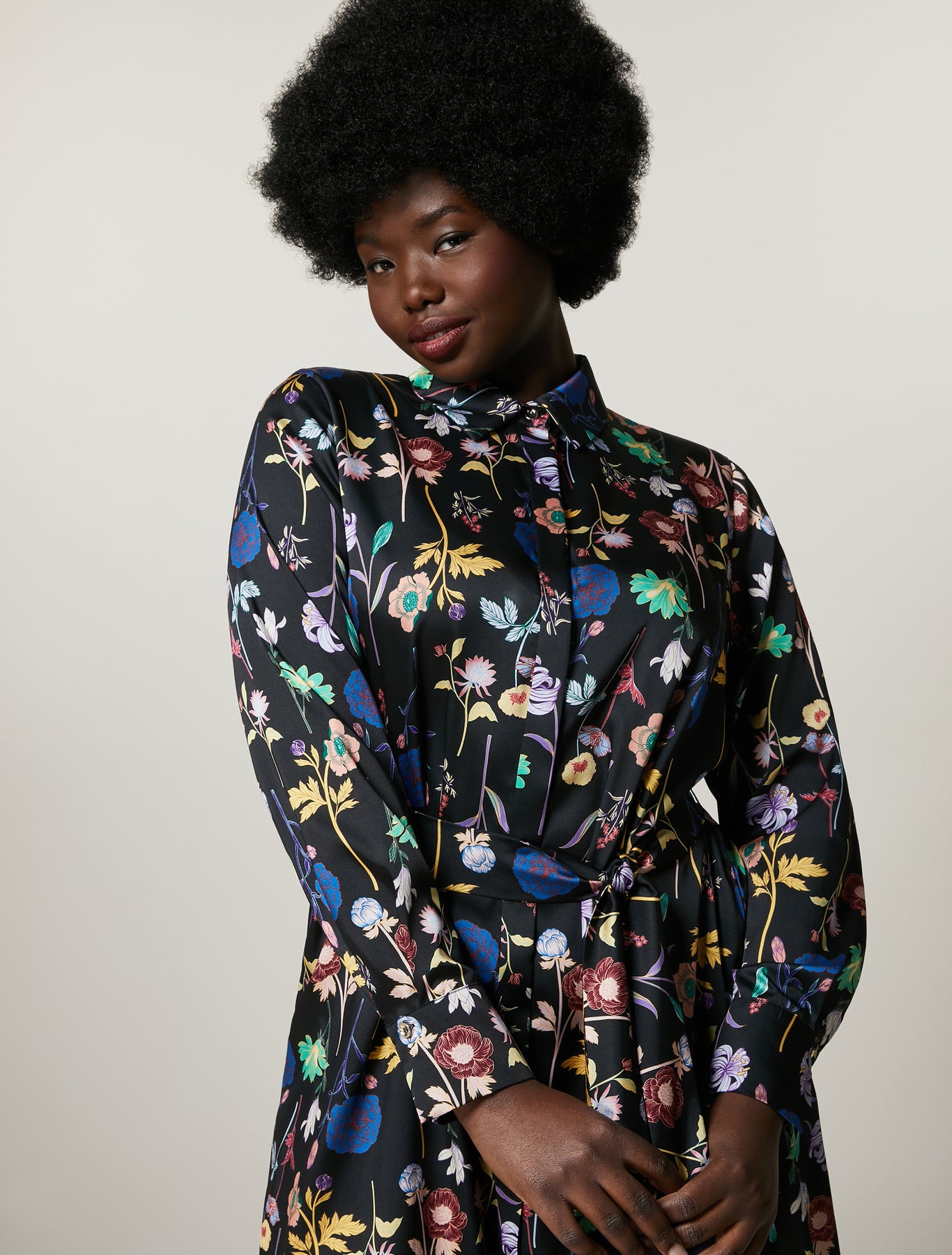 PER-7223023 DALMATA PRINT DRESS