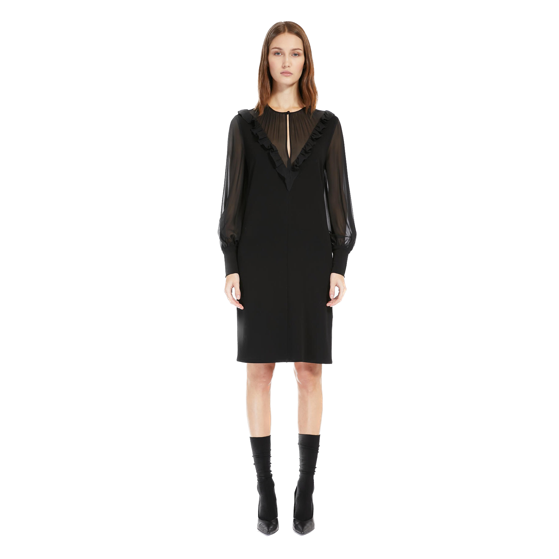 MAX-66260339600 VENUS BLACK DRESS