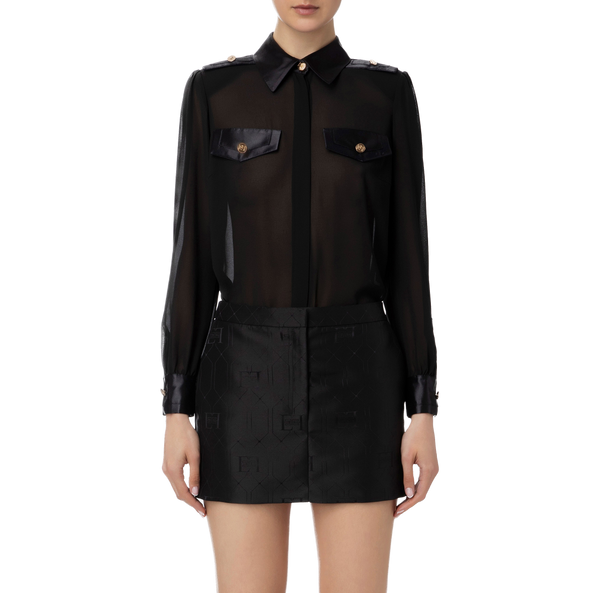 ELS-CA00836E2 BLACK BLOUSE