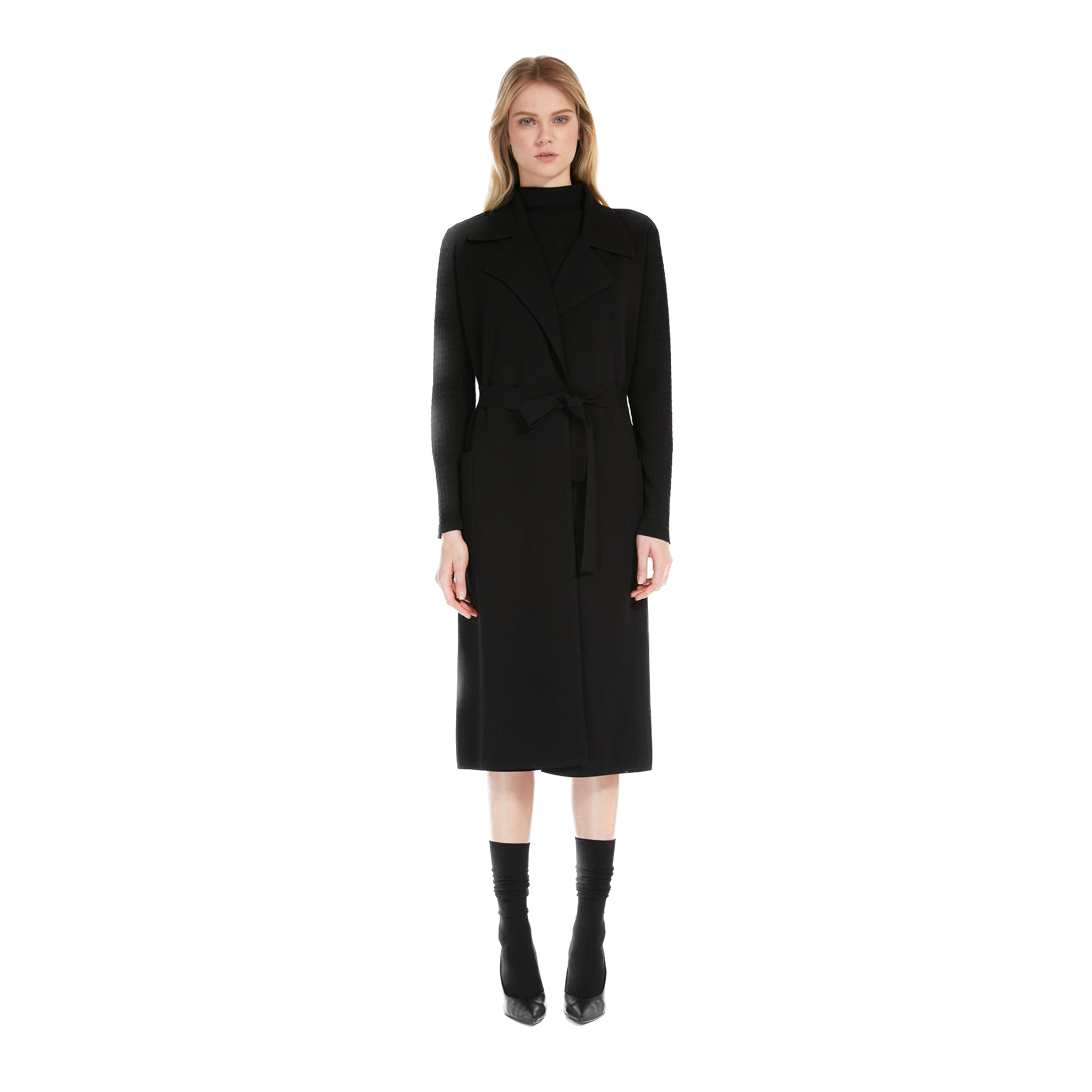 MAX-63160239600 GETTI BLACK COAT