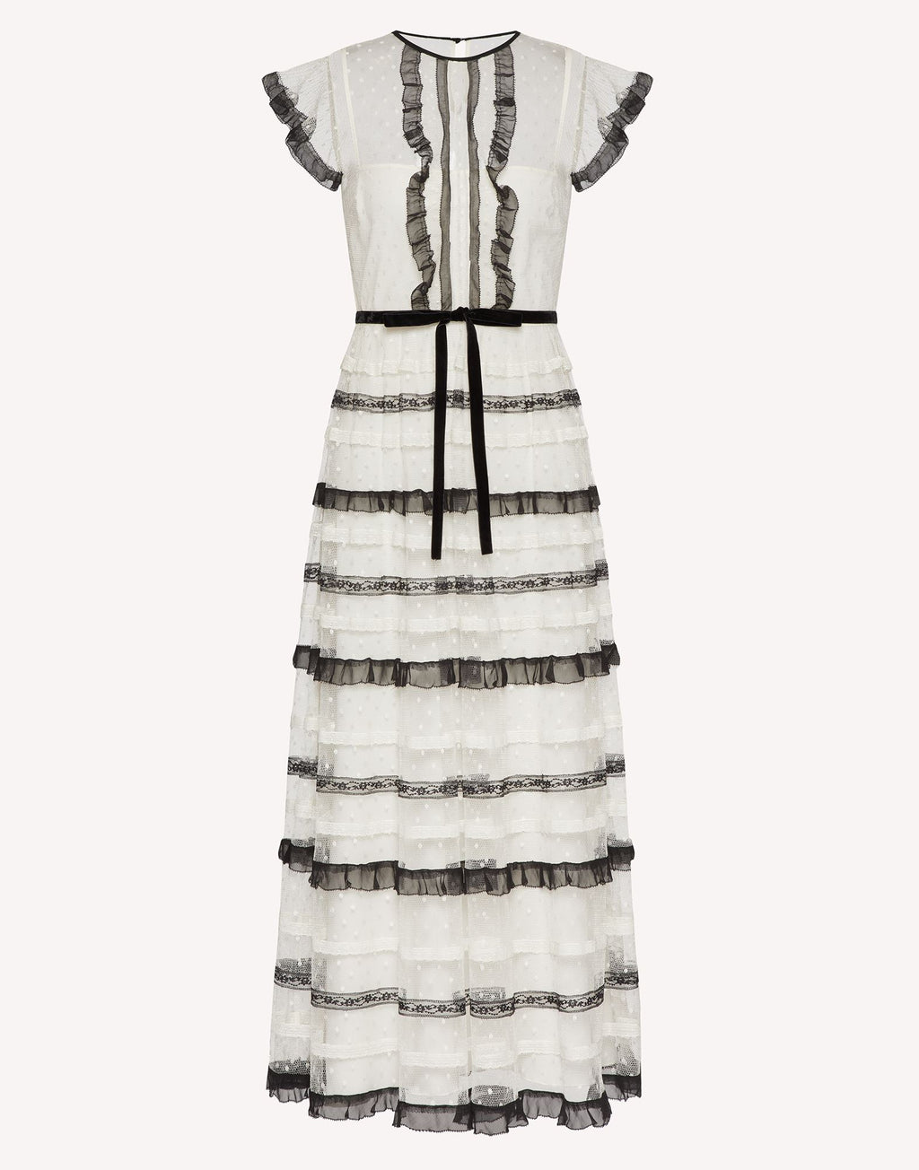 RDV-3R3VA23S6V6 CREAM&BLACK DRESS