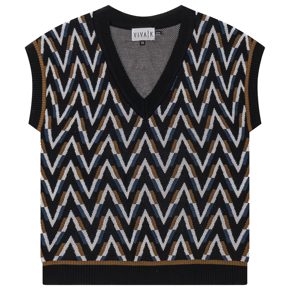 DEJ-WB3CM8516TE BLACK&MULTI VEST