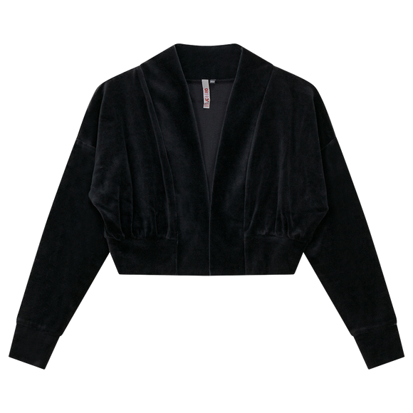 GIN-WB3CPT4960V BLACK CARDIGAN