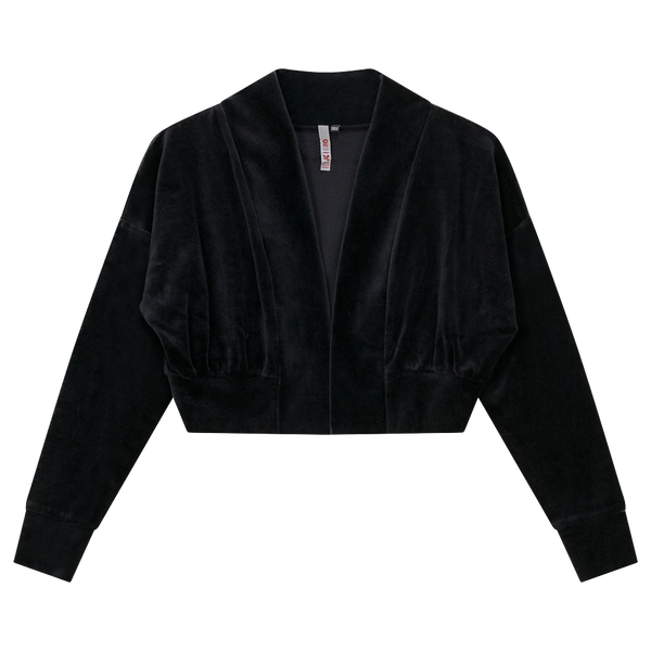 GIN-WB3CPT4960V BLACK CARDIGAN