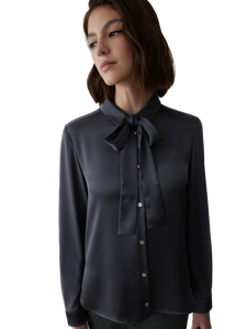 IBL-79560136200 JANGY GREY BLOUSE