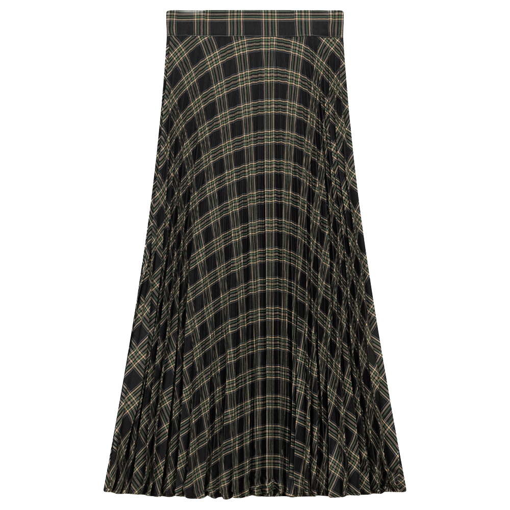 DEJ-WB3CM8583SM BLACK&GREEN SKIRT