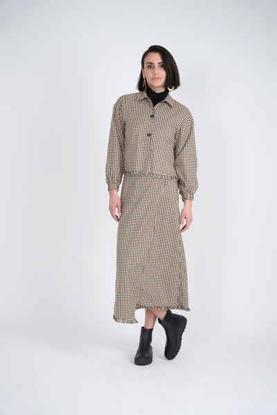 DEJ-WB3CM8638T BLACK&TAUPE JACKET