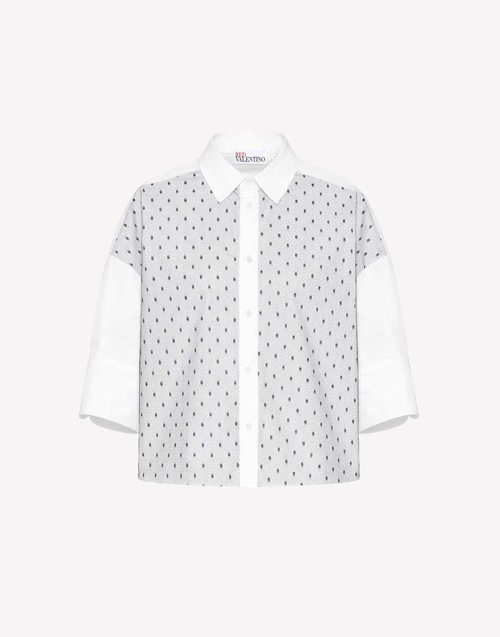 RDV-2R0ABL396Q1 WHITE&BLACK SHIRT