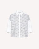RDV-2R0ABL396Q1 WHITE&BLACK SHIRT