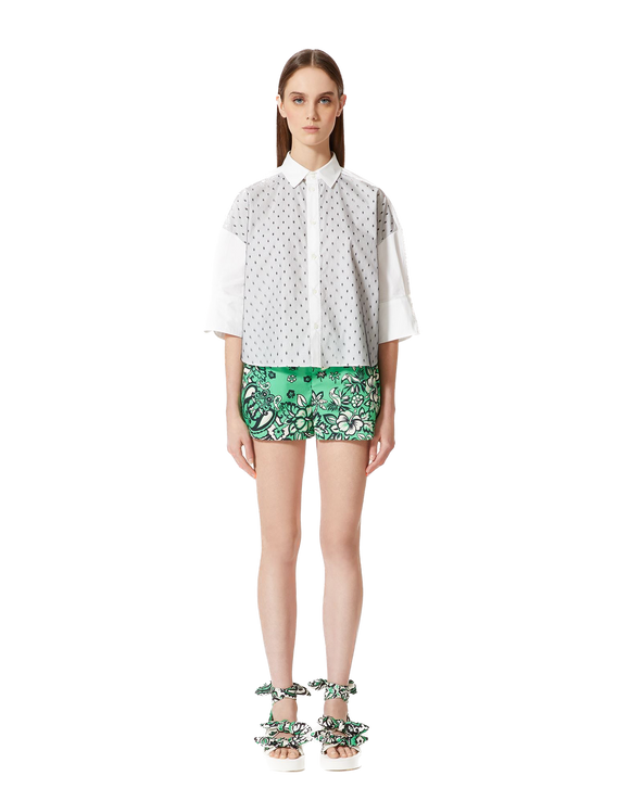 RDV-2R0ABL396Q1 WHITE&BLACK SHIRT