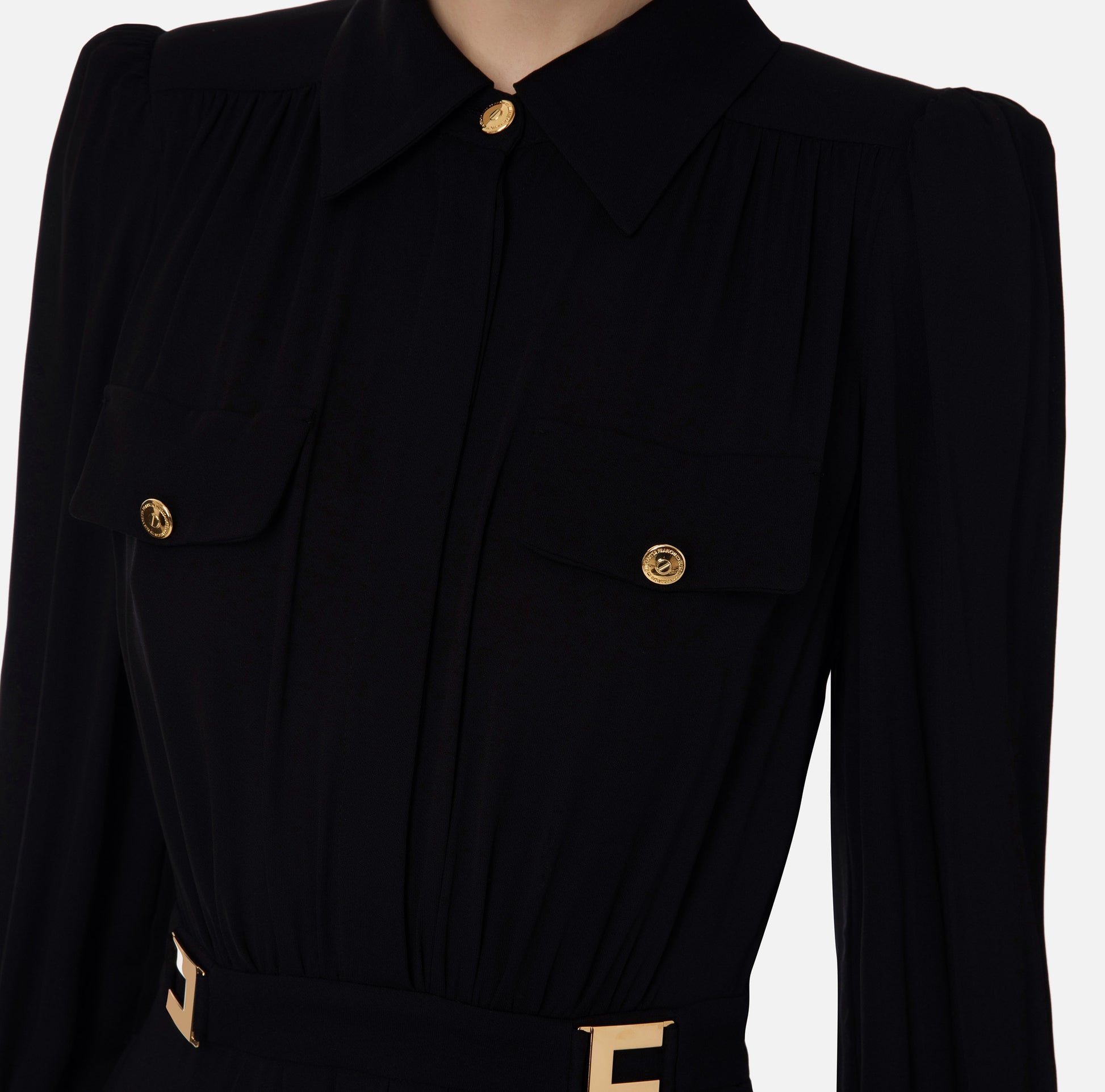 ELS-AB41936E2 BLACK DRESS