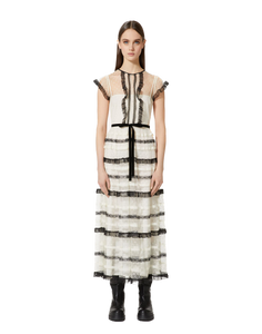 RDV-3R3VA23S6V6 CREAM&BLACK DRESS