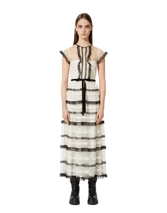 RDV-3R3VA23S6V6 CREAM&BLACK DRESS