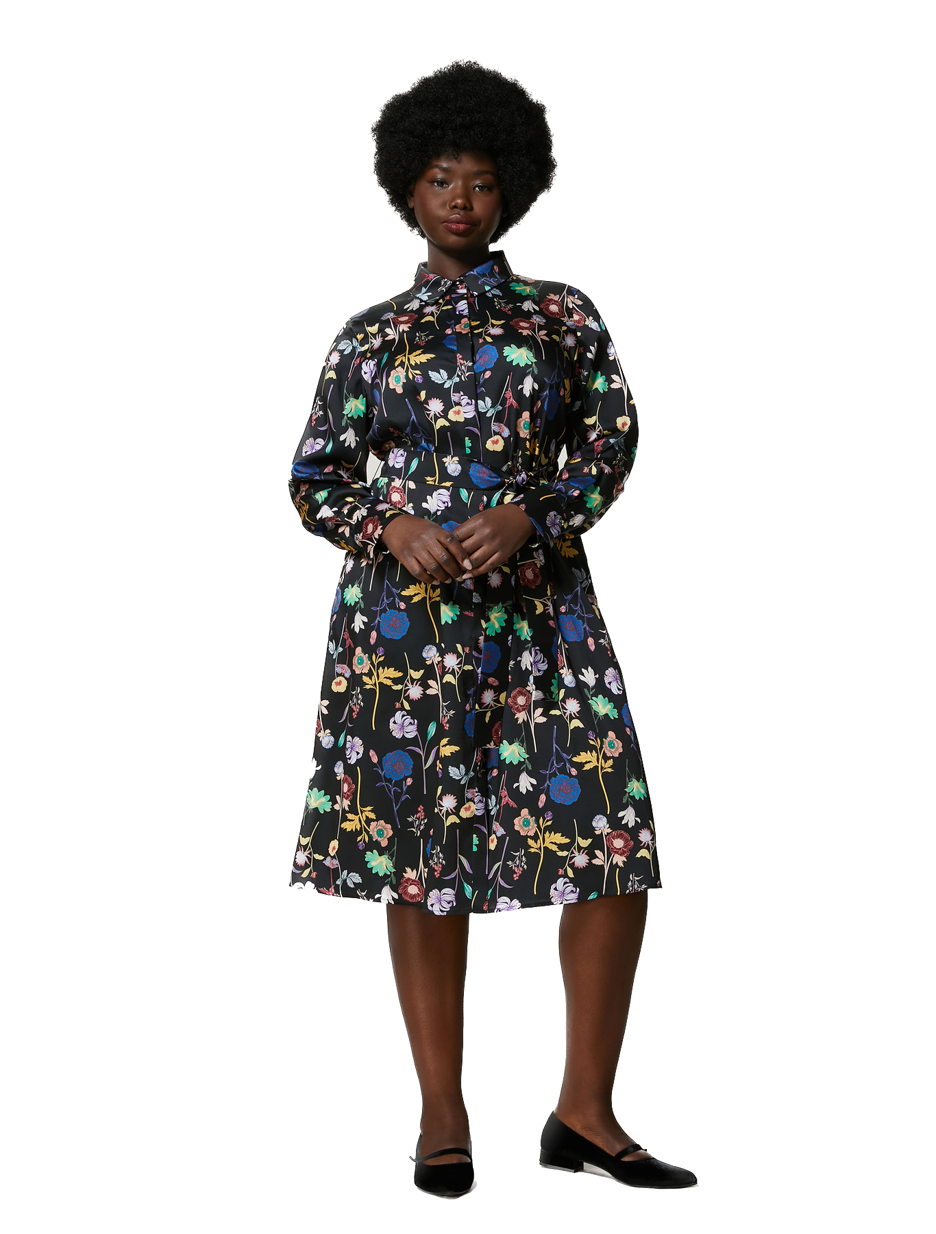 PER-7223023 DALMATA PRINT DRESS