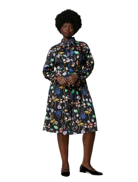 PER-7223023 DALMATA PRINT DRESS