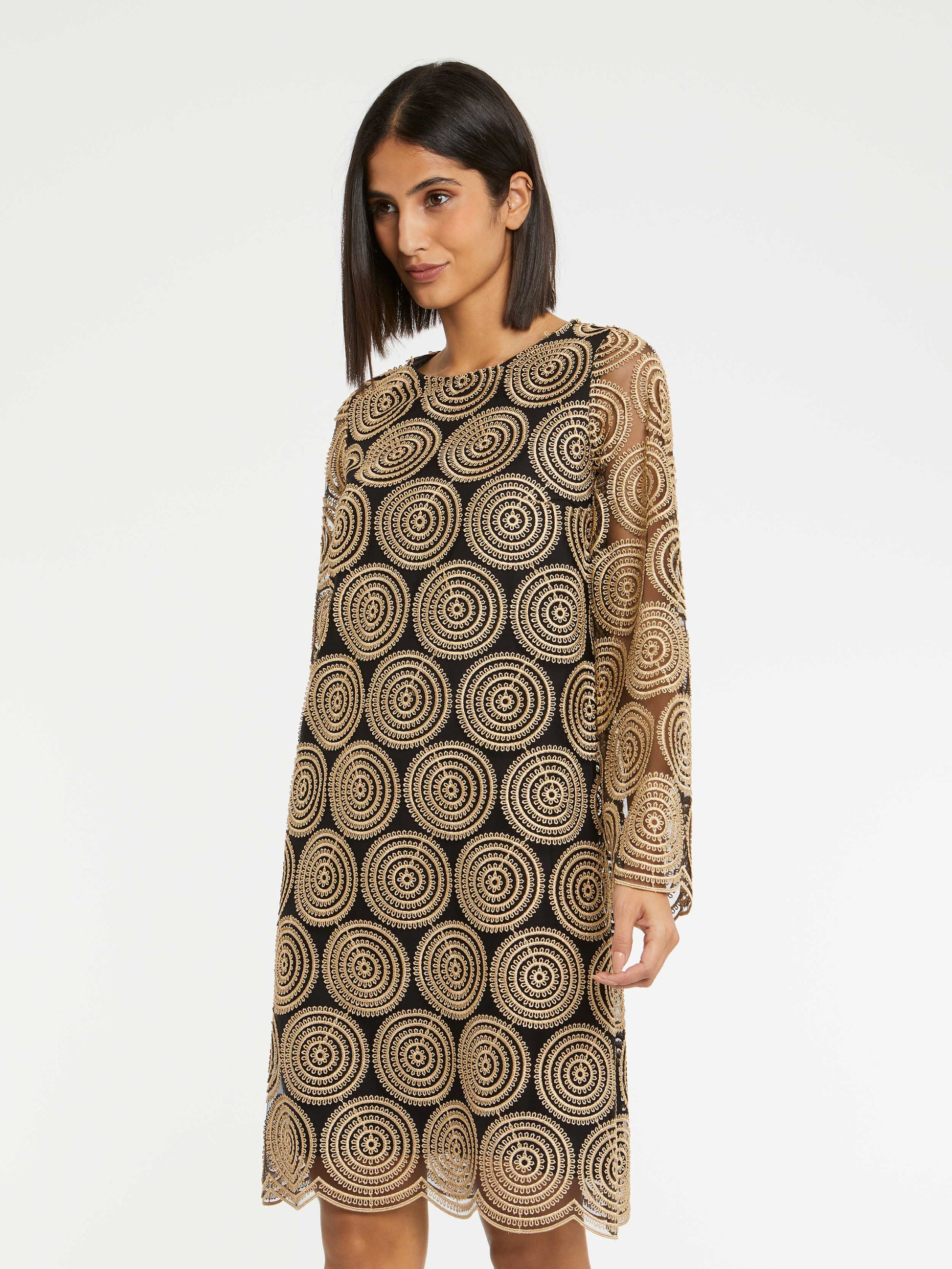 PAU-166/R066M GOLD&BLACK DRESS