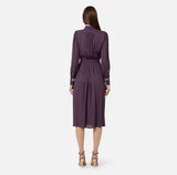 ELS-AB41936E2 PRUNE DRESS