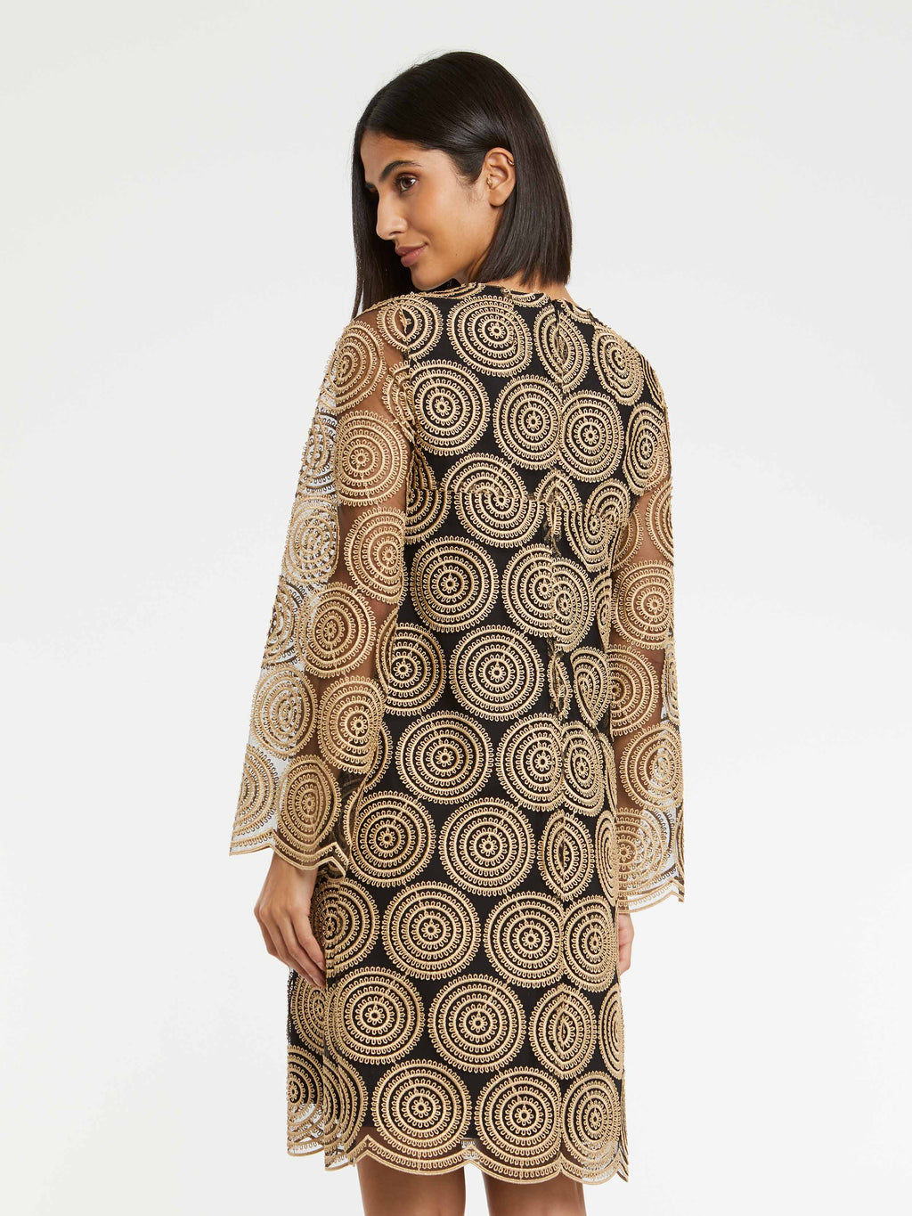 PAU-166/R066M GOLD&BLACK DRESS