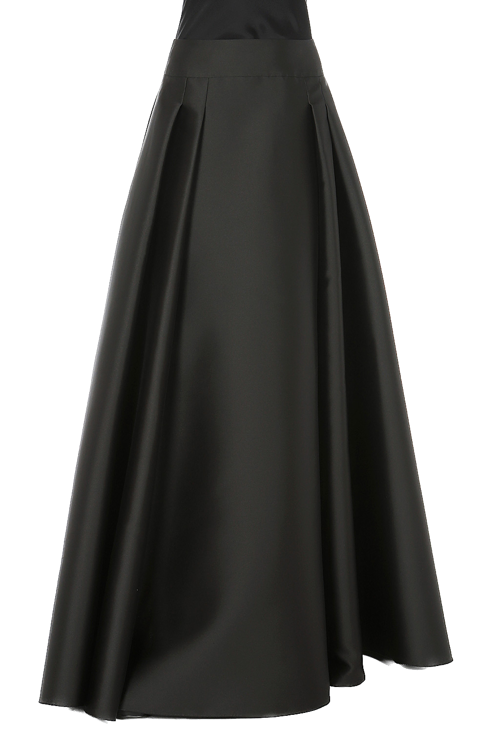 ABF-0111 BLACK SATIN SKIRT