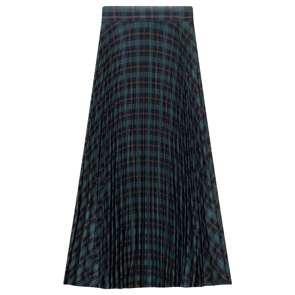 DEJ-WB3CM8586SM GREEN&NAVY SKIRT