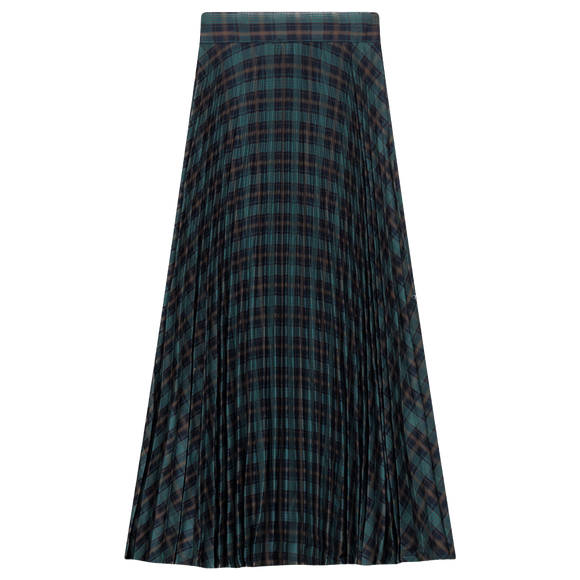 DEJ-WB3CM8586SM GREEN&NAVY SKIRT