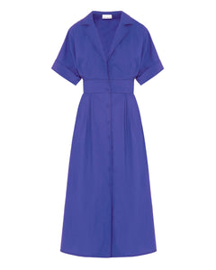SFZ-23FE6938CRINKLE BLUE DRESS