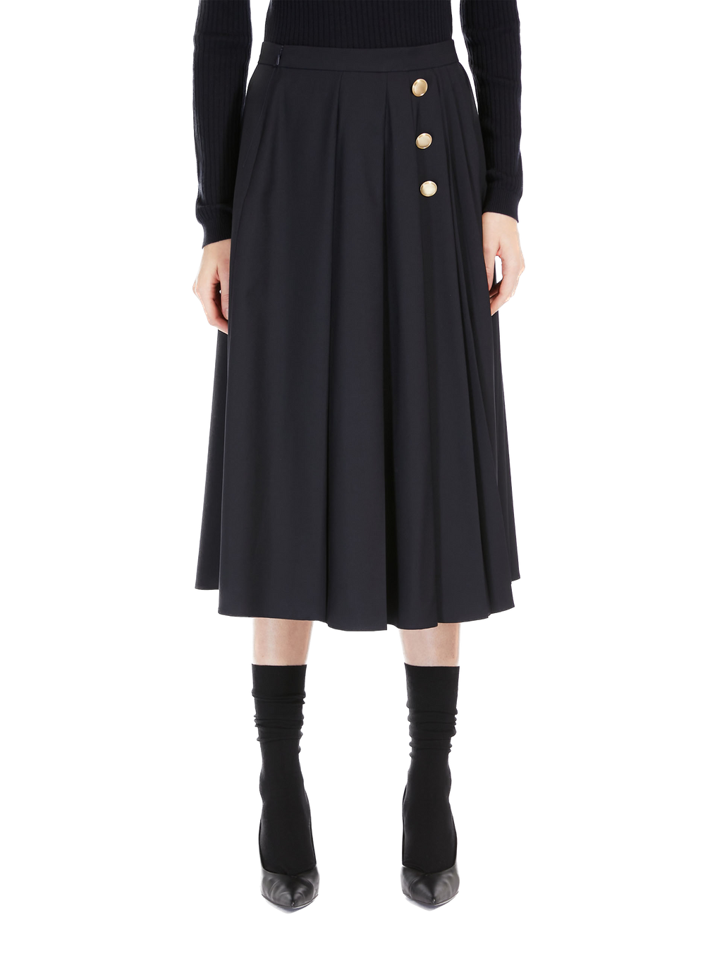 MAX-10043900 RENNA NAVY SKIRT