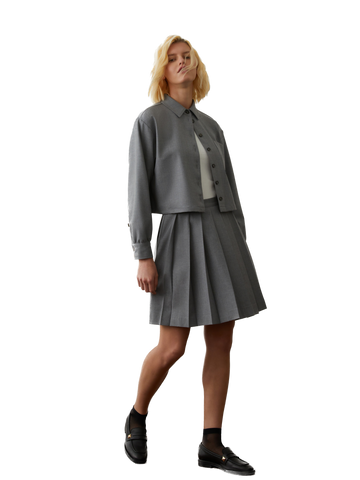 IBL-71161536200 BONN GREY BLOUSE
