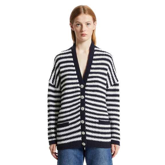 IBL-79160236200 VIANO NAVY CARDIGAN