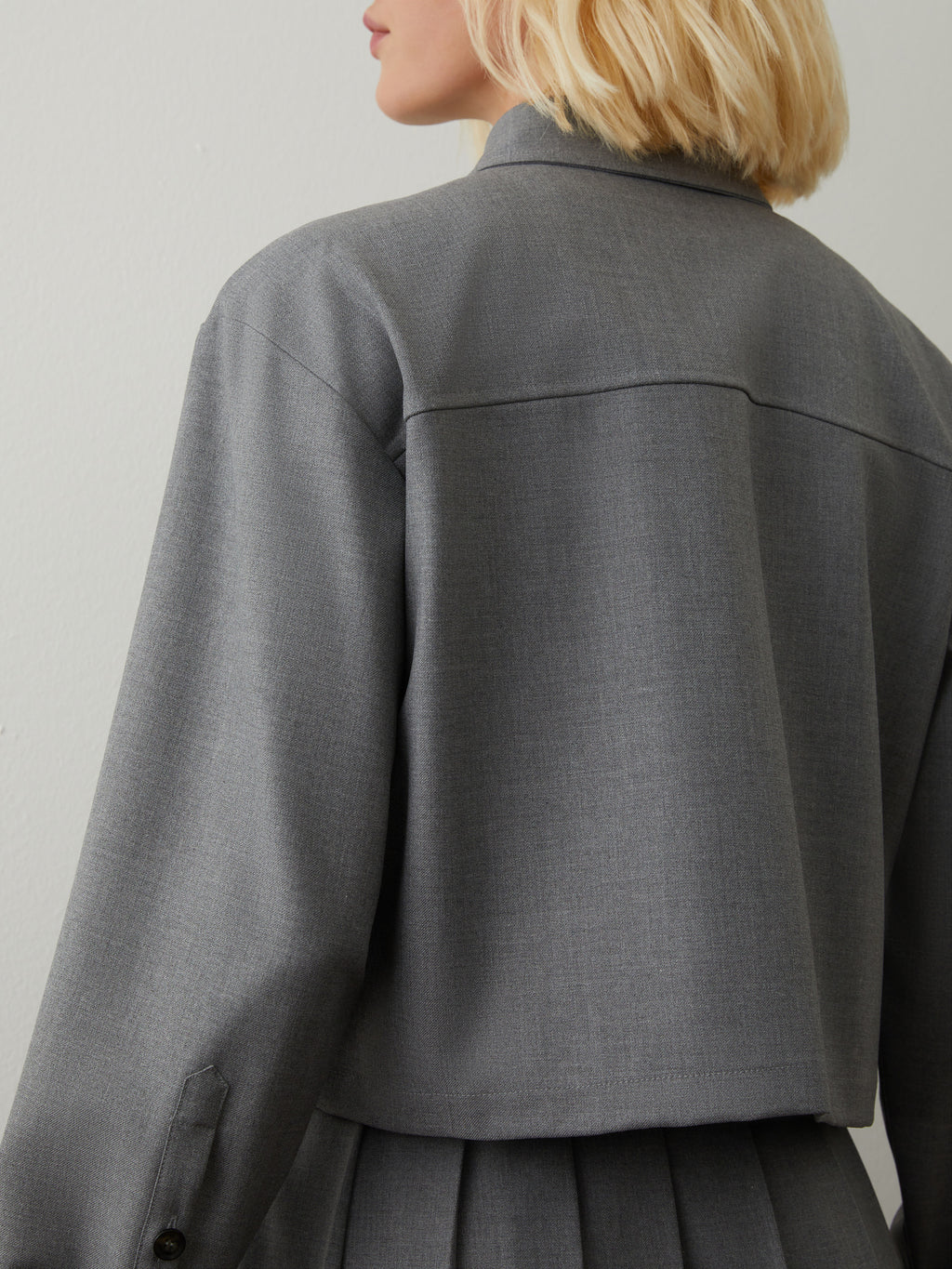 IBL-71161536200 BONN GREY BLOUSE