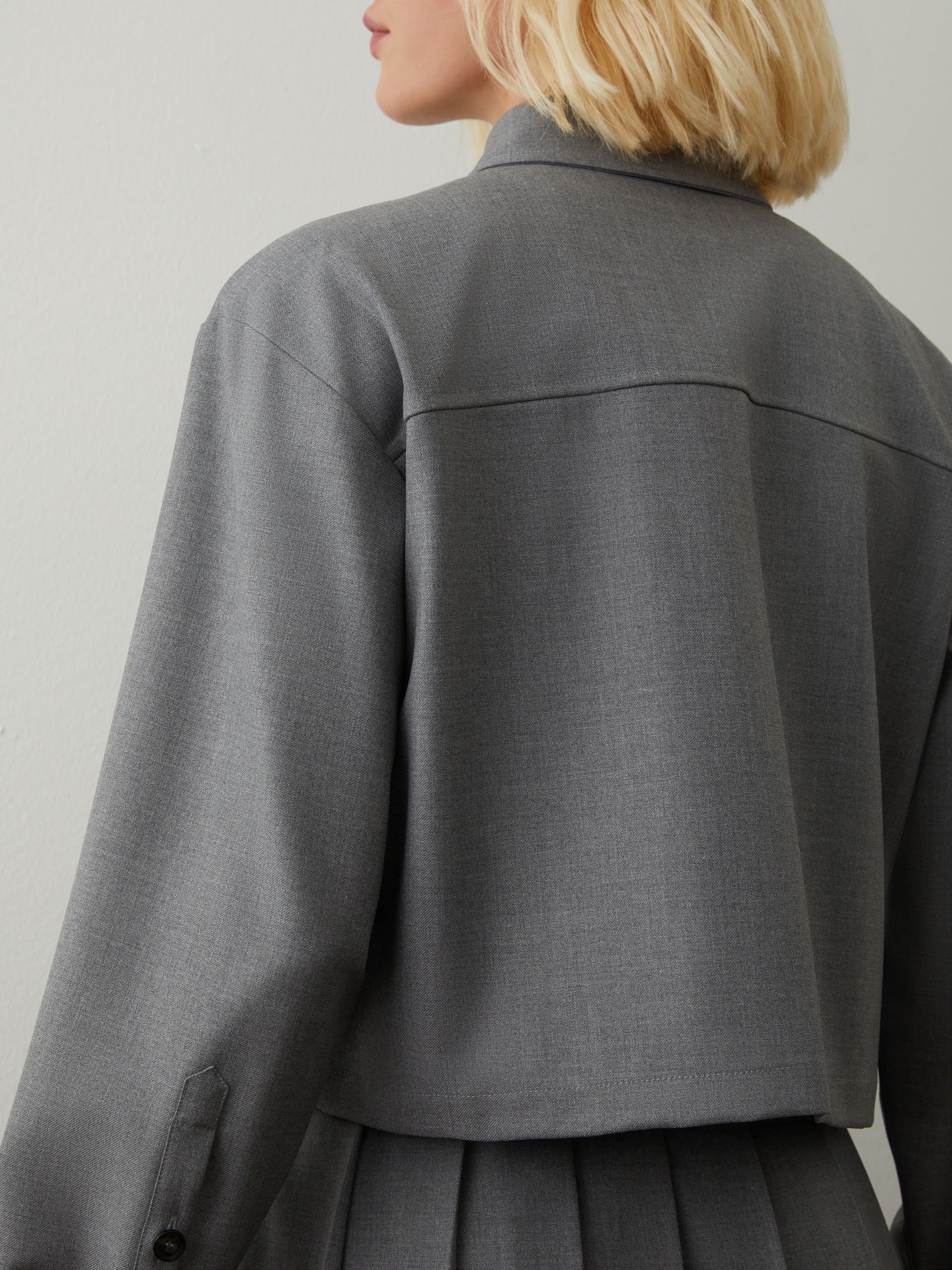 IBL-71161536200 BONN GREY BLOUSE