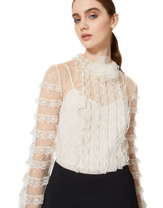 RDV-1R0AB05C6MT CREAM BLOUSE