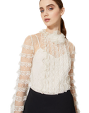 RDV-1R0AB05C6MT CREAM BLOUSE
