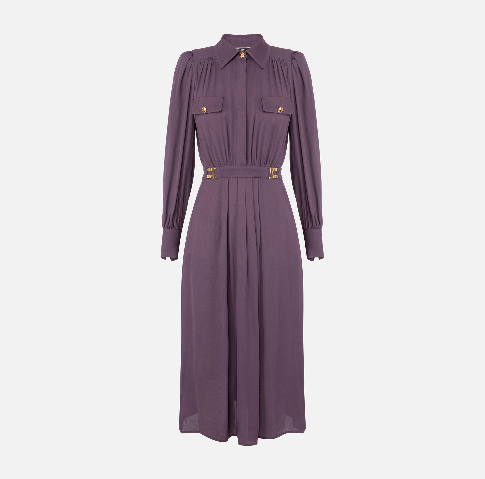 ELS-AB41936E2 PRUNE DRESS