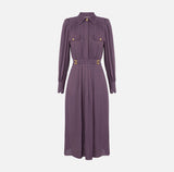 ELS-AB41936E2 PRUNE DRESS