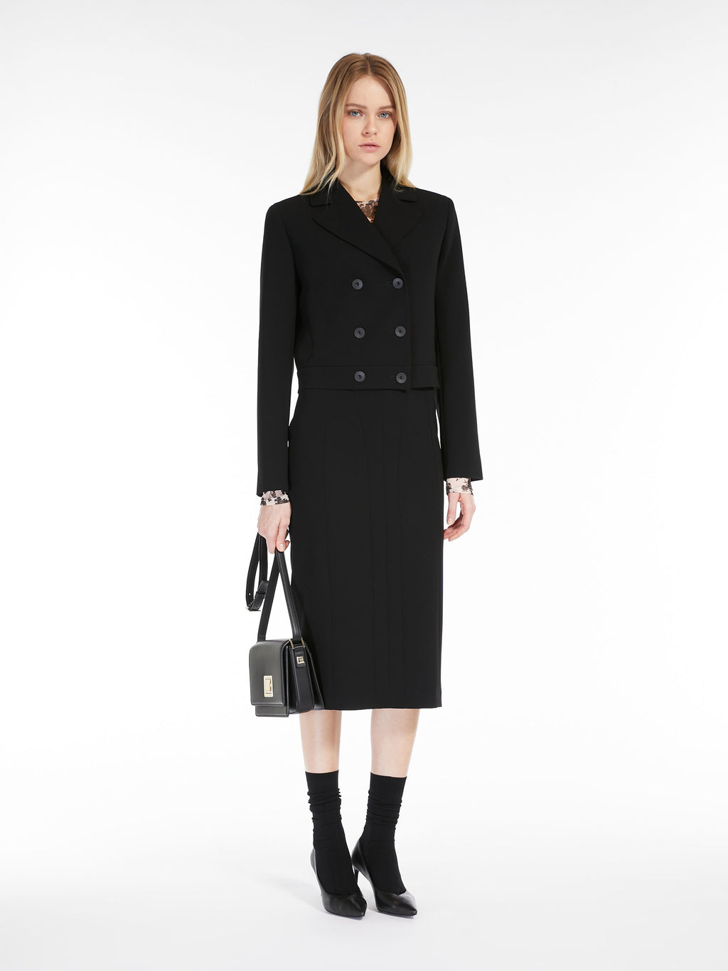 MAX-60460539600 ACCIAIO BLACK JACKET