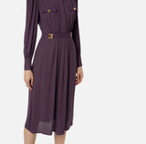 ELS-AB41936E2 PRUNE DRESS