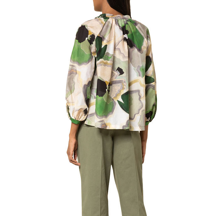 MRL-2331111232200 ISTRICE GREEN SHIRT