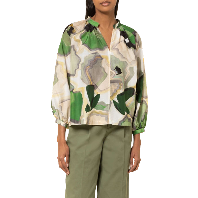 MRL-2331111232200 ISTRICE GREEN SHIRT