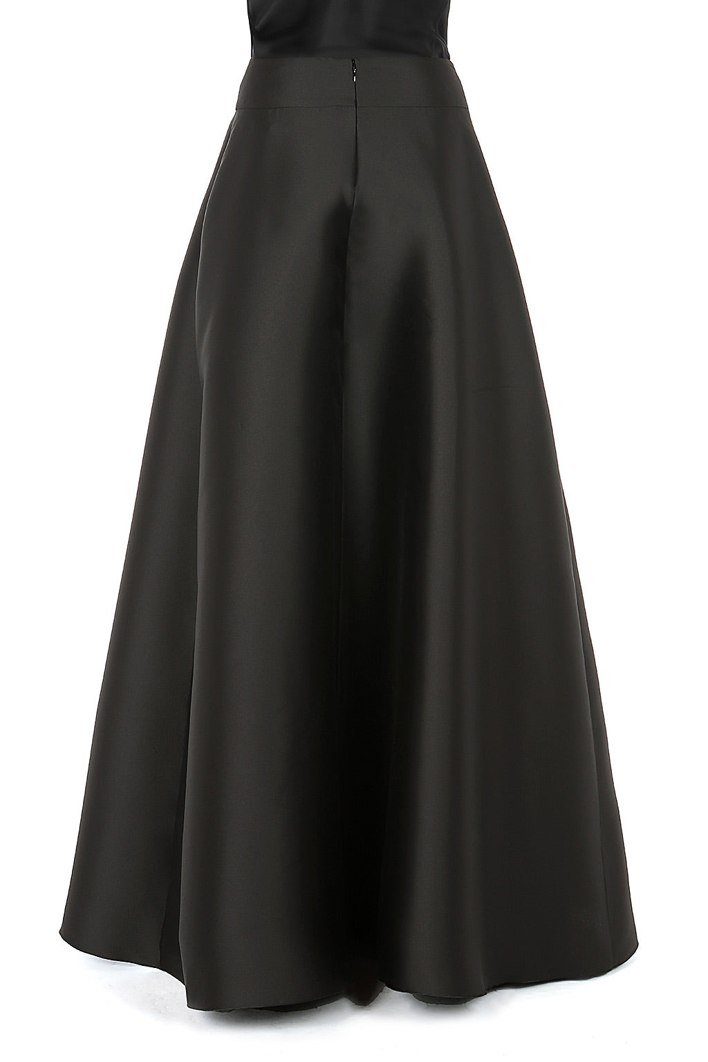 ABF-0111 BLACK SATIN SKIRT