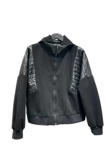 IDD-S1108-01-DT BLACK LEATHER JACKET