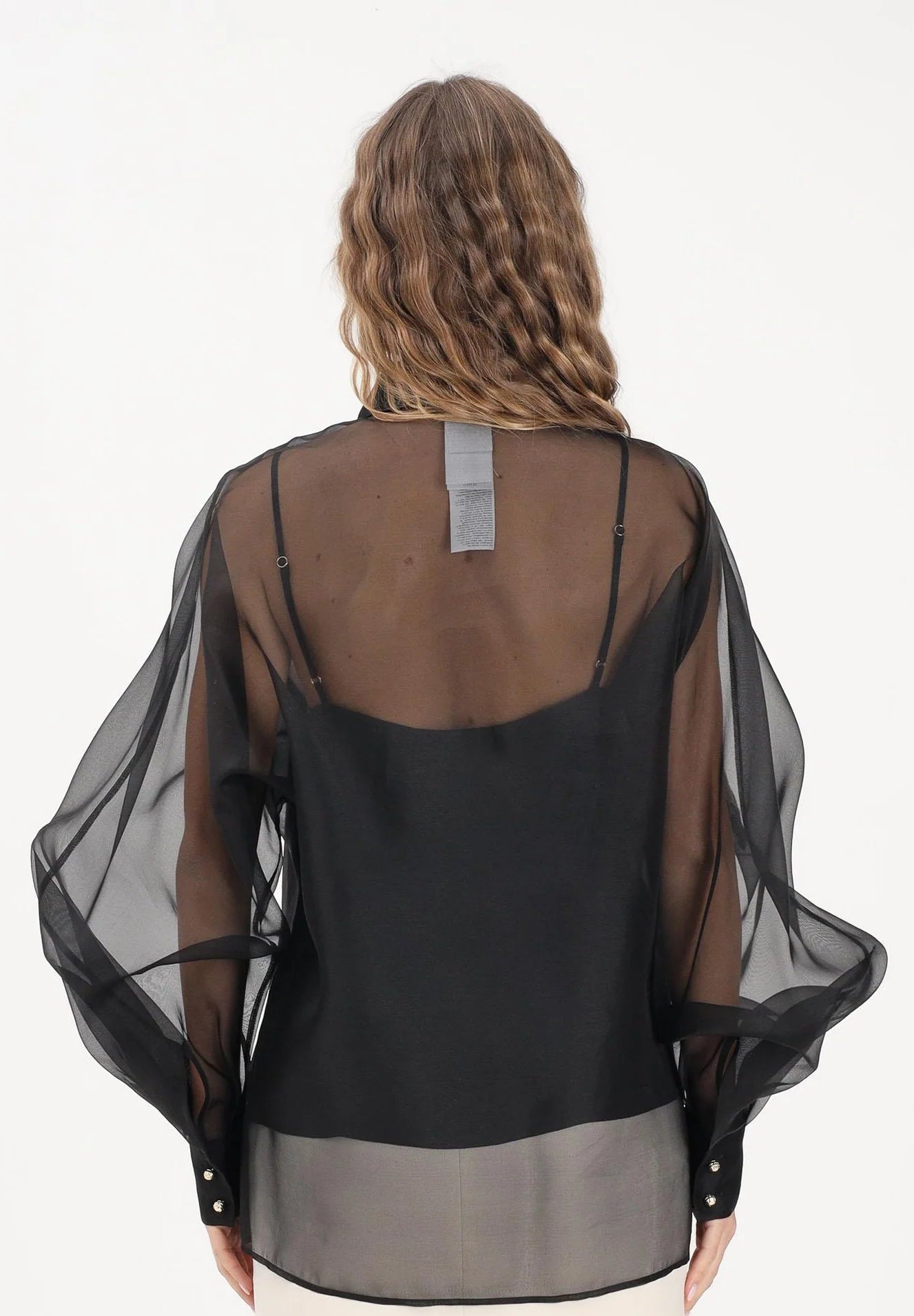 MAX-2121014 MSELIBBRA BLACK FLOWER BLOUSE