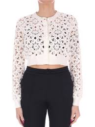 TWINSET CREAM KNIT CARDIGAN